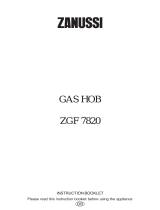 Zanussi ZGF 7820 User manual