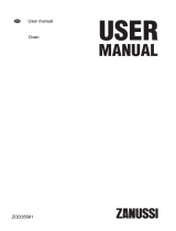 Zanussi Oven User manual