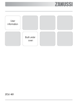 Zanussi ZOU 481 User manual