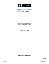 Zanussi Electrolux ZRC 077W User manual
