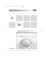 Zanussi ZWF 16281 W User manual