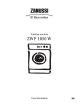 Zanussi ZWF 1850 W User manual