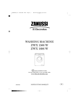 Zanussi ZWX 1506 W User manual