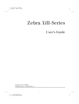Zebra Technologies XiII-Series User manual