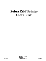 Zebra Z4M User manual