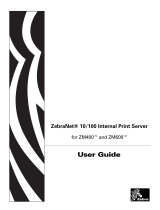 Zebra Technologies Net ZM400TM User manual