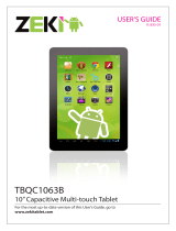Zeki Tablet TBQC1063B User manual