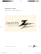 Zenith 206-3923 User manual