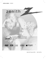 Zenith DVD2250 User manual