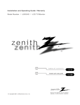 Zenith L20V54S User manual