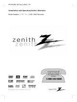 Zenith ZRY-316 User manual