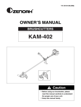Zenoah BRUSHCUTTERS KAM-402 User manual