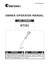 Zenoah BT251 User manual