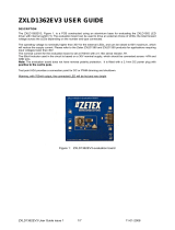 Zetex Semiconductors PLC ZXLD1362EV3 User manual