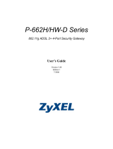 ZyXEL Communications P-662H-D3 User manual