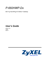 ZyXEL Communications P-660HWP-D3 User manual