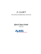 ZyXEL Communications 802.11g User manual