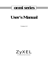 ZyXEL ACCESSING INTERNET & INTRANET omni series User manual