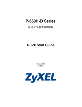 ZyXEL P-660H-D3 User manual