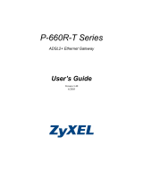 ZyXEL Communications ADSL2+ 4-port Gateway P-660H-D Series User manual