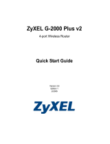 ZyXEL Communications ZYAIR G-2000 User manual