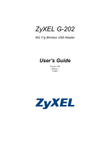 ZyXEL G-202 User manual