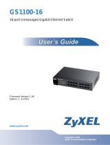 ZyXEL Communications GS1100-16 User manual