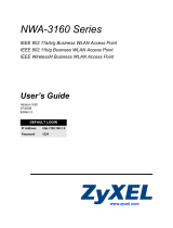 ZyXEL Communications NWA-3160 User manual