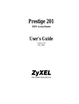 ZyXEL P-201 User manual