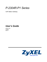 ZyXEL P-2304R-P1 Series User manual