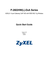 ZyXEL P-2602HWL-D7A User manual