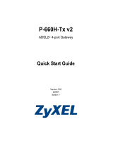 ZyXEL P-660H-T1 User manual