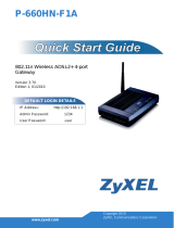 ZyXEL P-660HN-F1A User manual