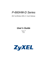 ZyXEL P-660HW-D Series User manual