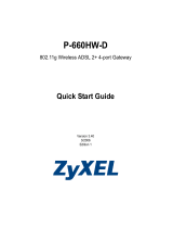 ZyXEL Communications P-660HW-D Series User manual