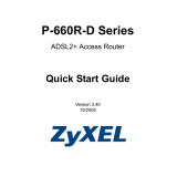 ZyXEL P-660R-D Series User manual