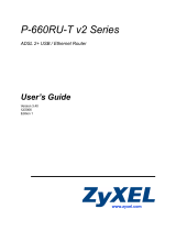 ZyXEL Communications P-660RU-T3 V2 User manual