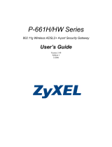 ZyXEL P-661H-D1 User manual