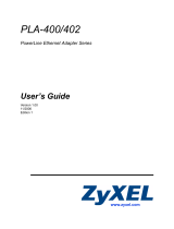 ZyXEL Communications PLA-400 User manual