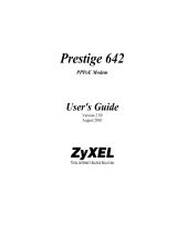 ZyXEL Prestige 642 User manual
