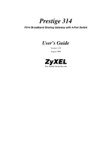 ZyXEL P-314 User manual