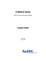 ZyXEL P-661H-D User manual