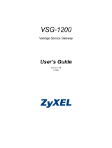 ZyXEL Communications VSG-1200 User manual
