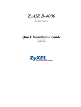 ZyXEL B-4000 User manual