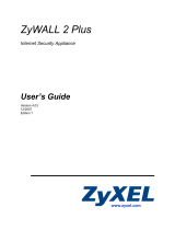 ZyXEL ZYWALL 2 WG User manual