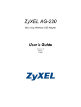 ZyXEL Communications AG-220 User manual