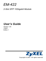 ZyXEL EM-422 User manual
