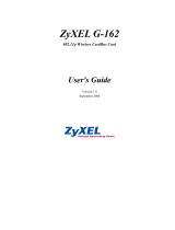 ZyXEL Communications G-162 User manual