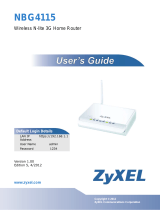 ZyXEL NBG4115 User manual