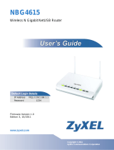 ZyXEL Communications NBG4615 User manual